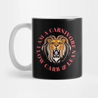 Carnivore low carb and lean lion Mug